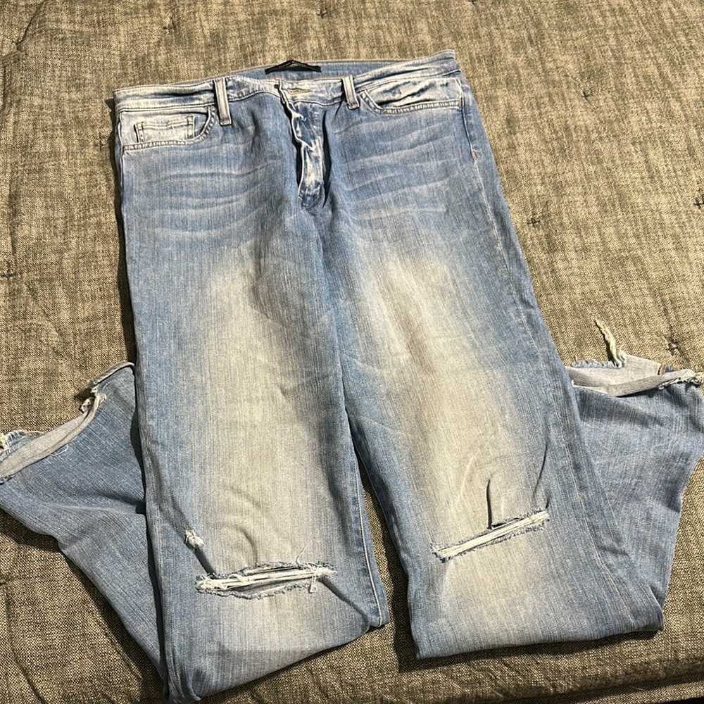 Flying Monkey Blue Flare Wide Leg Jeans